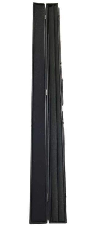 Standard 3/4 PIECE BLACK Pool Cue Case