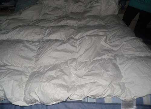 GOOSE DOWN and FEATHER DUVET 85% down, Queen size