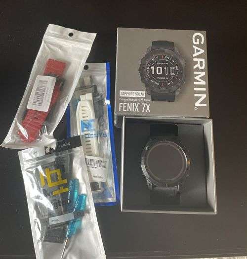 Garmin Fenix 7X Sapphire Solar Multisport GPS Watch