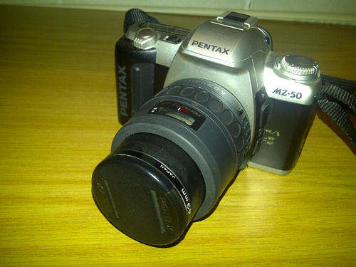 Pentax MZ-50 film camera (damaged)