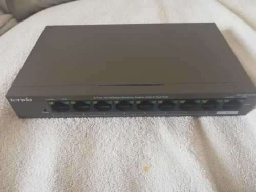 Tenda 9 Port with 8 Port PoE 58W Desktop Switch