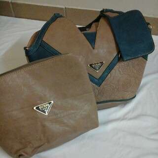 GUESS BAG 3PC- A