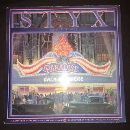 Styx - Paradise Theatre (LP) Vinyl Record LASER ETCHED