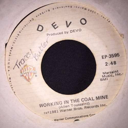 Devo - Working In The Coal Mine (7", Single) 45RPM