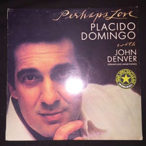 Placido Domingo With John Denver - Perhaps Love (LP) Vinyl Record