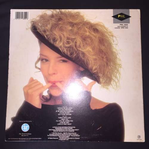 Kylie Minogue - Kylie (LP) Vinyl Record (1st Album)