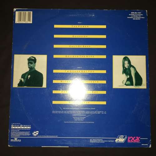 Snap! - Snap! World Power (LP) Vinyl Record (1st Album)