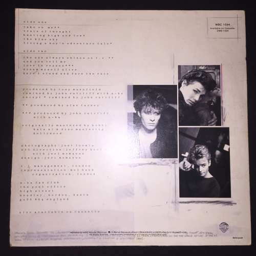 A-ha - Stay On These Roads (LP) Vinyl Record (1st Album)