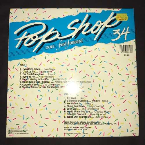 Various - Pop Shop Vol. 34 (LP) Vinyl Record
