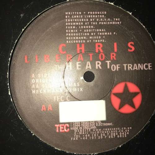 Chris Liberator - The Heart Of Trance (12") Vinyl Record