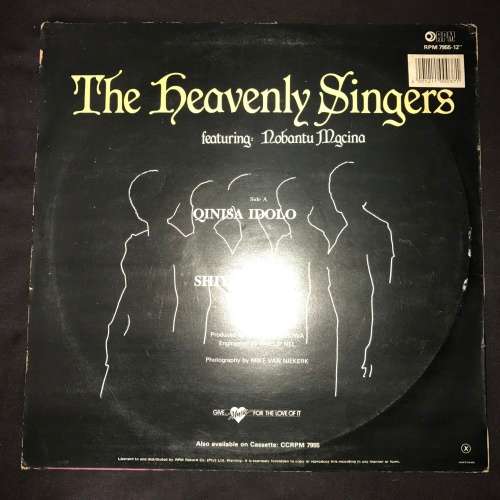 The Heavenly Singers feat Nobantu Mgcina -  Qinisa Ldolo / Shiya Izono (12", Maxi) Vinyl Record
