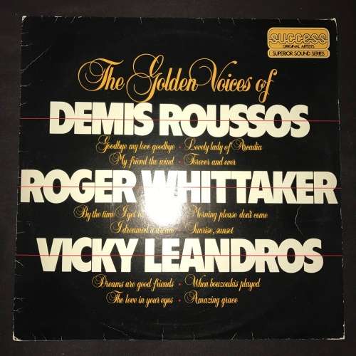 Various -  The Golden Voices of Demis Roussos, Roger Whittaker, Vicky Leandros (LP) Vinyl Record