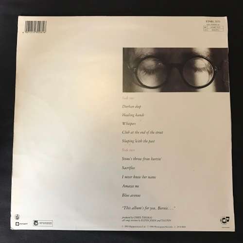 Elton John - Sleeping With The Past (LP) Vinyl Record (22nd Album)