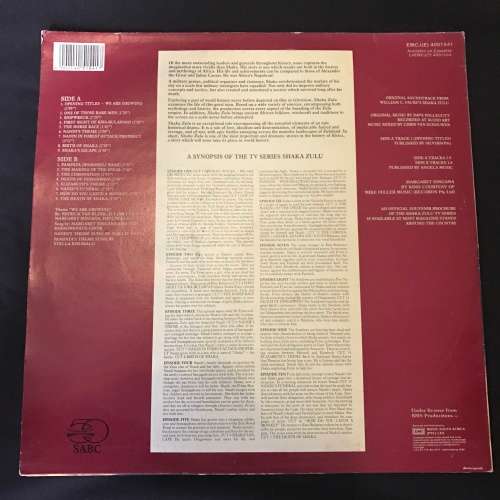 Dave Pollecutt - Shaka Zulu (Original Soundtrack) (LP) Vinyl Record