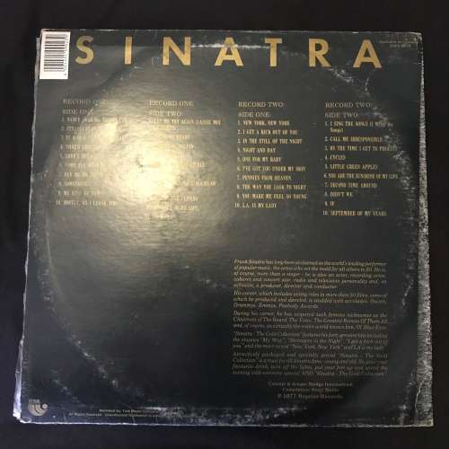 Frank Sinatra - The Gold Collection (LP) Vinyl Record DOUBLE ALBUM (Exclusive SA Album)