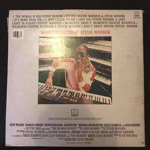 Stevie Wonder - The Woman In Red (Selections From OST) (LP) Vinyl Record