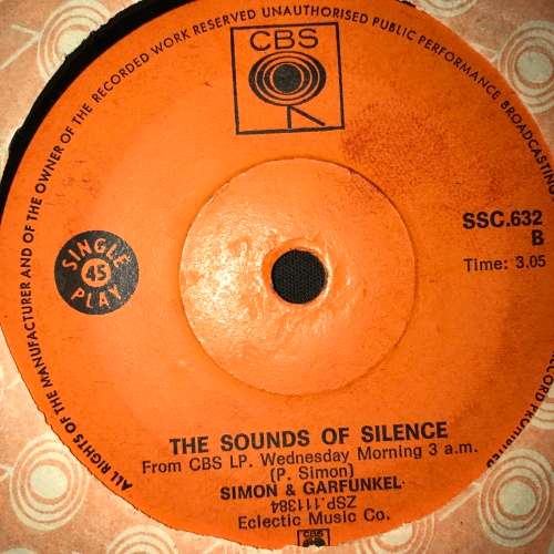 Simon & Garfunkel - We've Got A Groovey Thing Goin' / The Sound Of Silence (7", Single) 45RPM