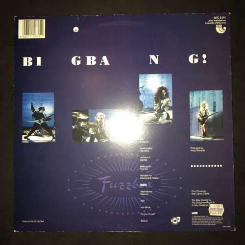 Fuzzbox - Big Bang! (LP) Vinyl Record (3rd Album)
