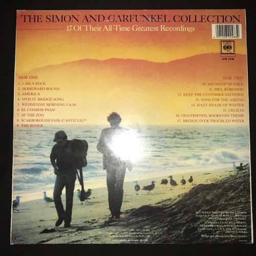 Simon & Garfunkel - The Simon And Garfunkel Collection.(The Hits) (LP) Vinyl Record