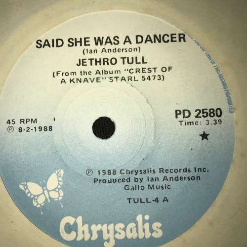 Jethro Tull - Said She Was A Dancer / The Waking Edge (7", Single) 45RPM