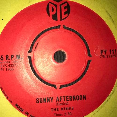 The Kinks - Sunny Afternoon (7", Single) 45RPM