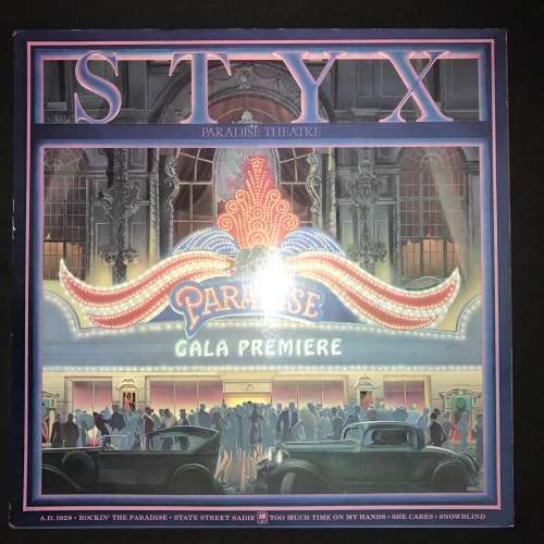 Styx - Paradise Theatre (LP) Vinyl Record LASER ETCHED