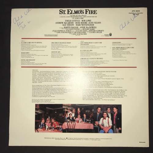 Various - St. Elmo's Fire (Original Motion Picture Soundtrack) (LP) Vinyl Record