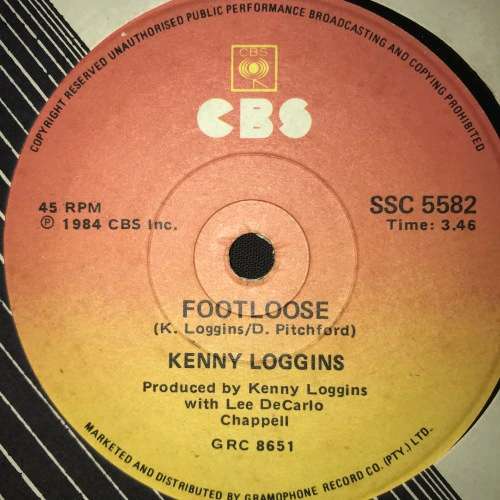 Kenny Loggins - Footloose (7", Single) 45RPM