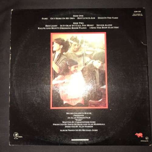 Various - Fame (Original Soundtrack From The Motion Picture) (LP) Vinyl Record