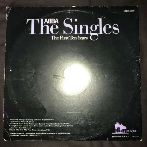 ABBA - The Singles (Hits) (LP) Vinyl Record DOUBLE ALBUM