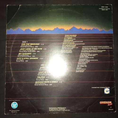 Bachman Turner Overdrive (BTO) - BTO (LP) Vinyl Record (9th Album)