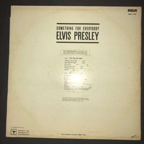 Elvis Presley - Something for Everybody (LP) Vinyl Record