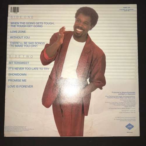 Billy Ocean - Love Zone (LP) Vinyl Record (6th Al bum)