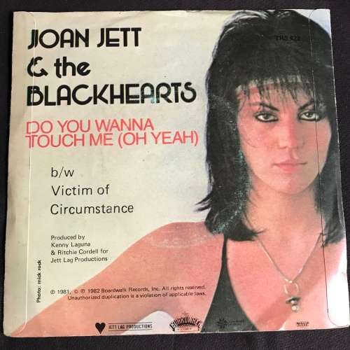 Joan Jett & The Blackhearts - Do You Wanna Touch Me (Oh Yeah) (7", Single) 45RPM