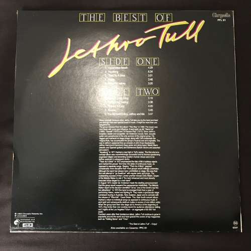 Jethro Tull - HThe Best Of Jethro Tull (LP) Vinyl Record (Exclusive SA)
