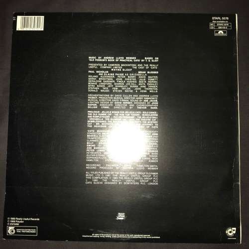 Andrew Lloyd Webber - Highlights From Cats (LP) Vinyl Record