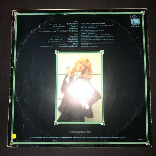 Amanda Lear - Never Trust A Pretty Face (LP) Vinyl Record (3rd Album)