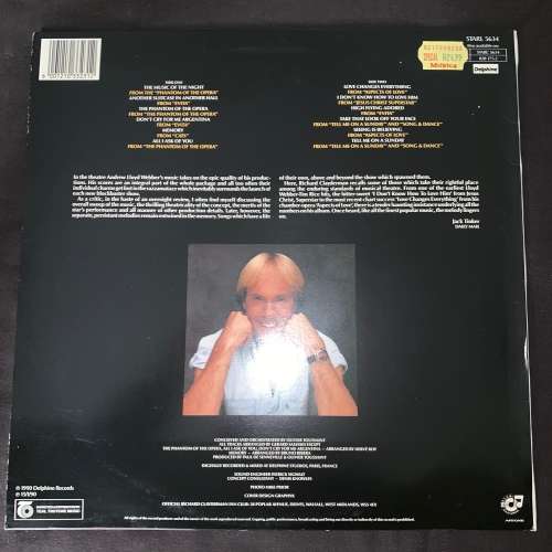 Richard Clayderman - The Love Songs Of Andrew Lloyd Webber (LP) Vinyl Record