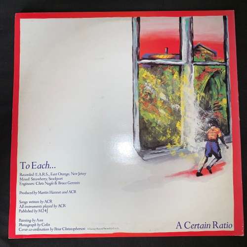 A Certain Ratio - To Each... (LP) Vinyl Record (2nd Album)