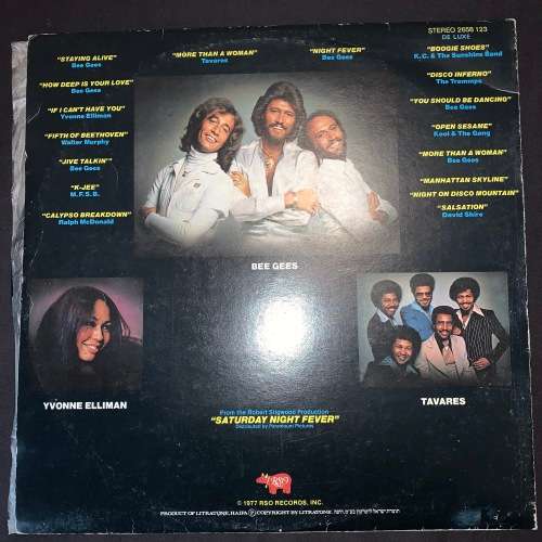 Various - Saturday Night Fever (The Original Movie Sound Track) (LP) Vinyl Record DOUBLE ALBUM