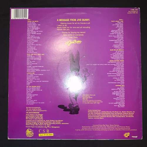 Jive Bunny And The Mastermixers - The Album (LP) Vinyl Record (1st Album)