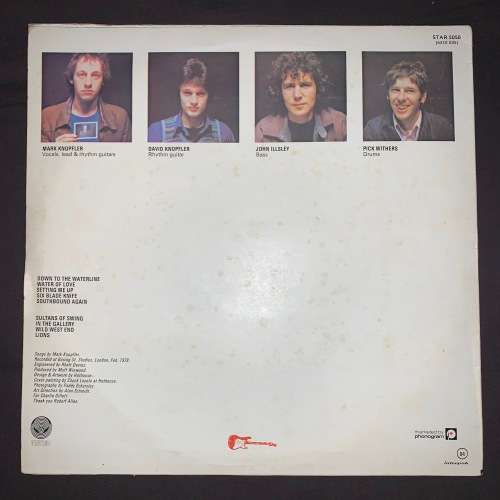 Dire Straits - Dire Straits (LP) Vinyl Record (1st Album)
