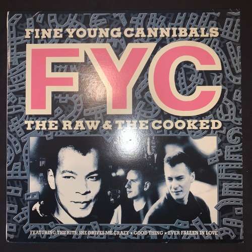 Fine Young Cannibals (FYC) - The Raw & The Cooked (LP) Vinyl Record (2nd Album)