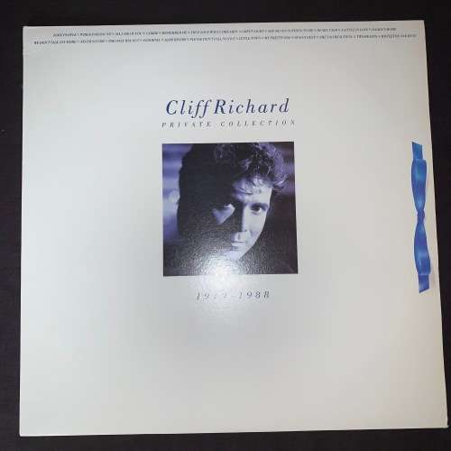 Cliff Richard - Private Collection (LP) Vinyl Record DOUBLE ALBUM