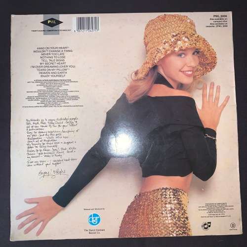Kylie Minogue - Enjoy Yourself (LP) Vinyl Record (2nd Album)