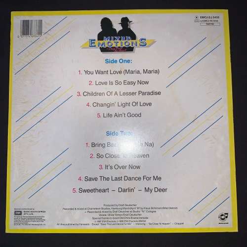 Mixed Emotions - Deep From The Heart (LP) Vinyl Record (1st Album)