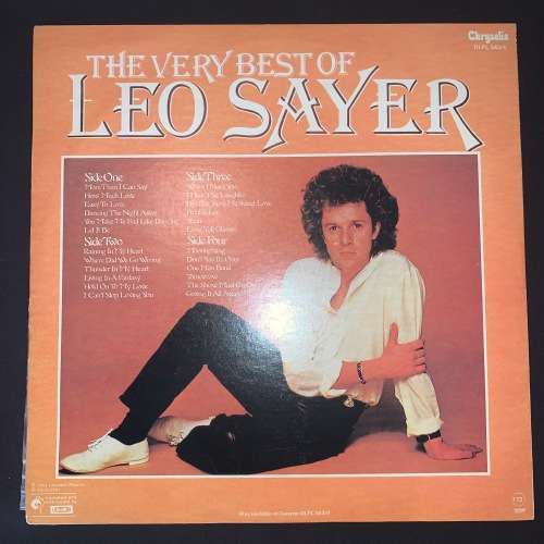 Leo Sayer - The Very Best of Leo Sayer (LP) Vinyl Record DOUBLE ALBUM