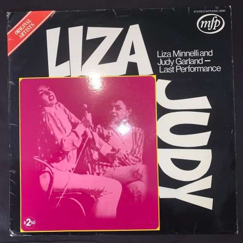 Liza Minnelli and Judy Garland - Last Performance (LP) Vinyl Record
