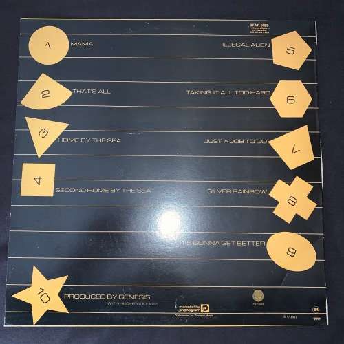 Genesis - Genesis (LP) Vinyl Record (12th Album)