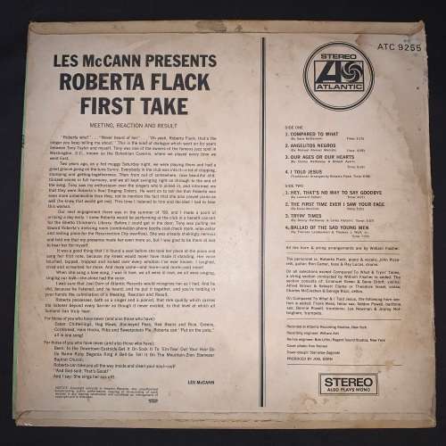 Roberta Flack - First Take (LP) Vinyl Record
